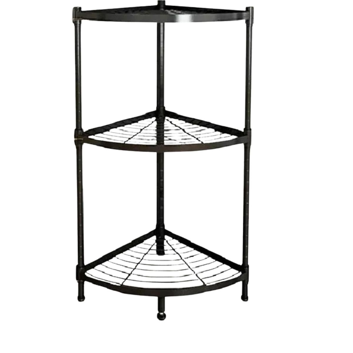 GENERICO - Estante Esquinero Plegable 3 Niveles Rack Mesa Triangular
