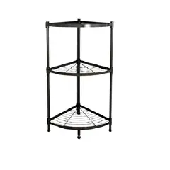 GENERICO - Estante Esquinero Plegable 3 Niveles Rack Mesa Triangular