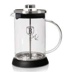 BERLINGER HAUS - CAFETERA FRANCESA DE ACERO INOXIDABLE 800 ML COLOR PLATINO