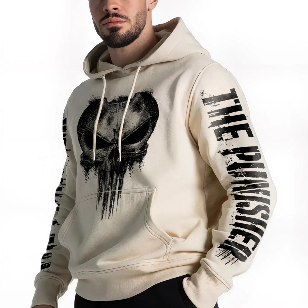 ADEMAN - Poleron Canguro The punisher