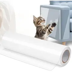 KUANGYE - 30cmx5m Protector Mueble Antiarañazo Gato Sofa Sillón Puerta