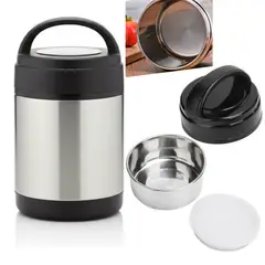 KUANGYE - Fiambrera Acero Inoxidable Contenedor Térmico 304 de 1200 ml,Termo para sopa de comida caliente