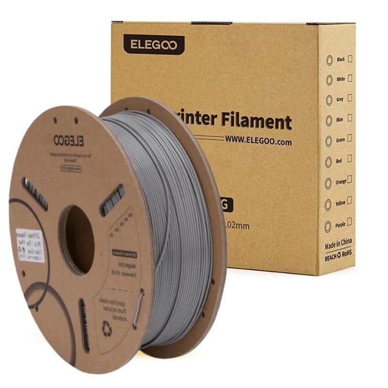 Filamento PLA Gris 1kg Elegoo - Filamentos
