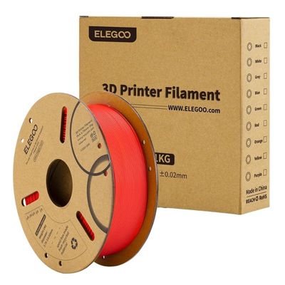 Elegoo Filamento Pla Rojo 1Kg - Filamentos