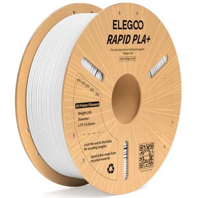 Elegoo Filamento Pla+ Rapid Alta Velocidad Blanco 1Kg -