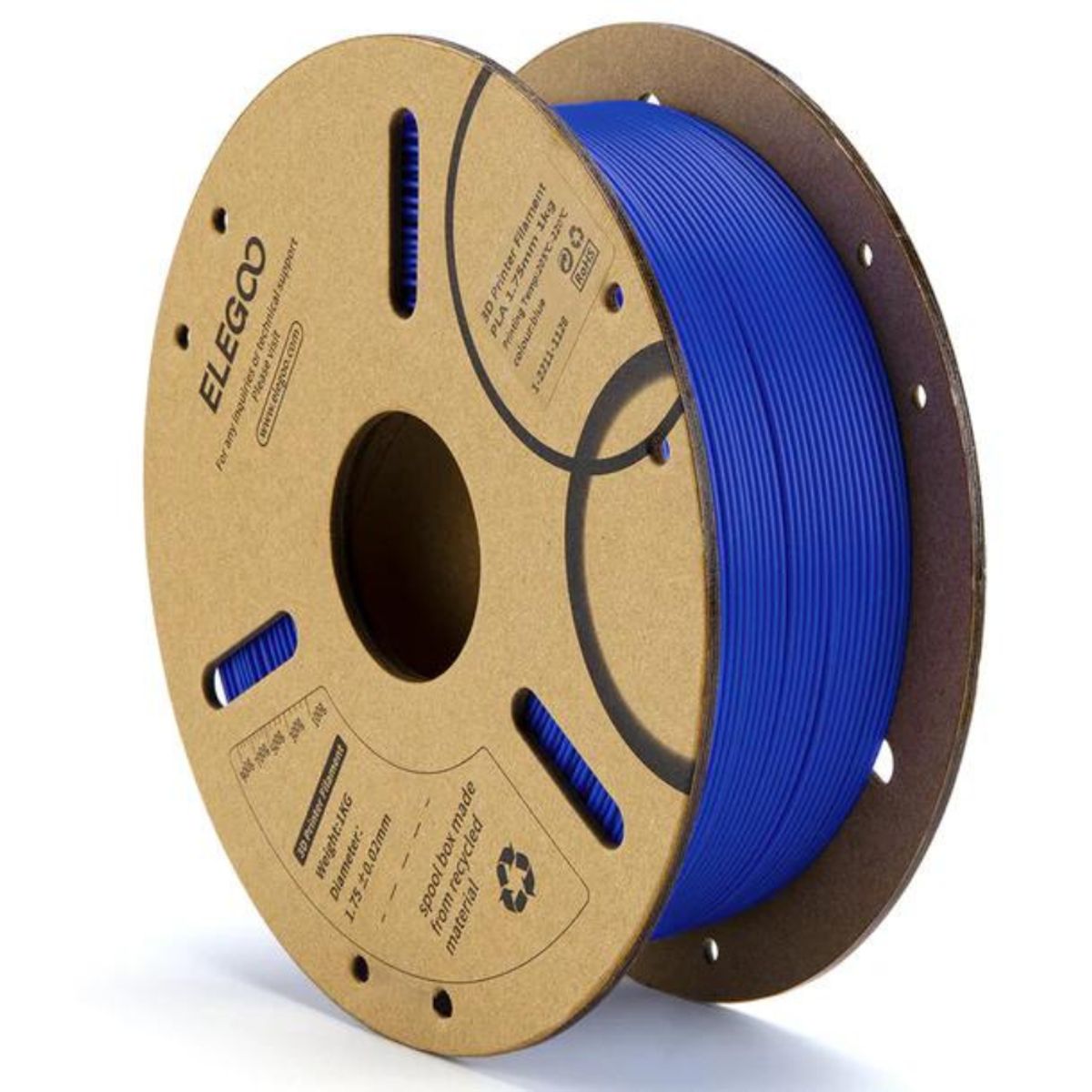 ELEGOO - Filamento PLA+ Azul Oscuro 1kg Elegoo - Filamentos