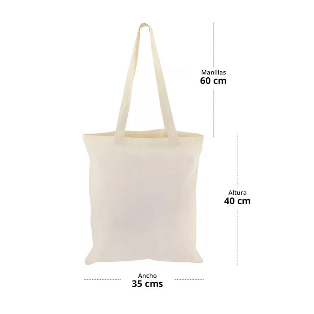 ATURE - 5 Bolsas 35x40 Cm Para Impresión Y Bordado Salir A Llevarlo