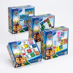 PAW PATROL - Pack x4 Juegos Educativos Colección Completa