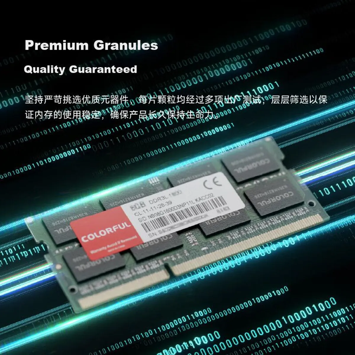 COLORFUL - Memoria RAM para laptop DDR3L 1600, Portátil