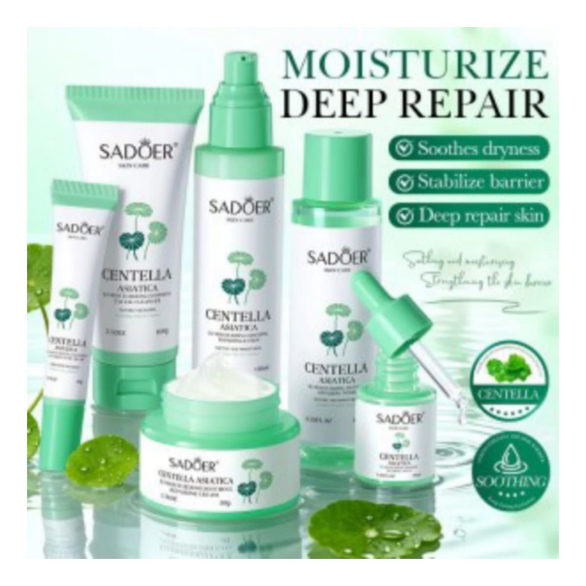 GENERICO - Set Skincare Kit Cuidado Facial  Antiacne Calmante Centella