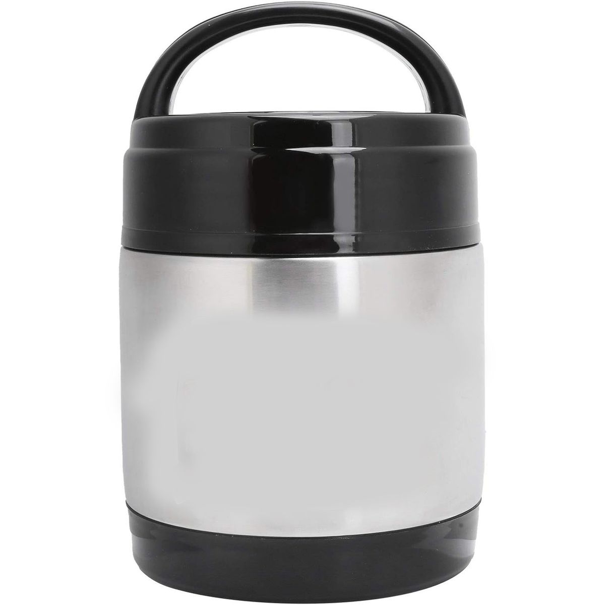 KUANGYE - Termo Para Comida 1200 Ml Contenedor Pote Caliente Negro