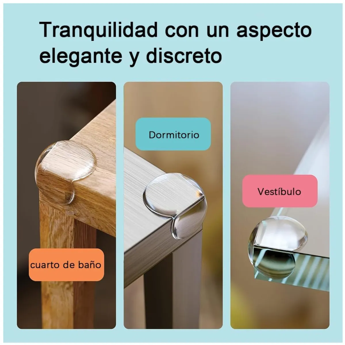 KUANGYE - Pack 24 Esquinero De Silicona Seguridad Protección Para Bebe