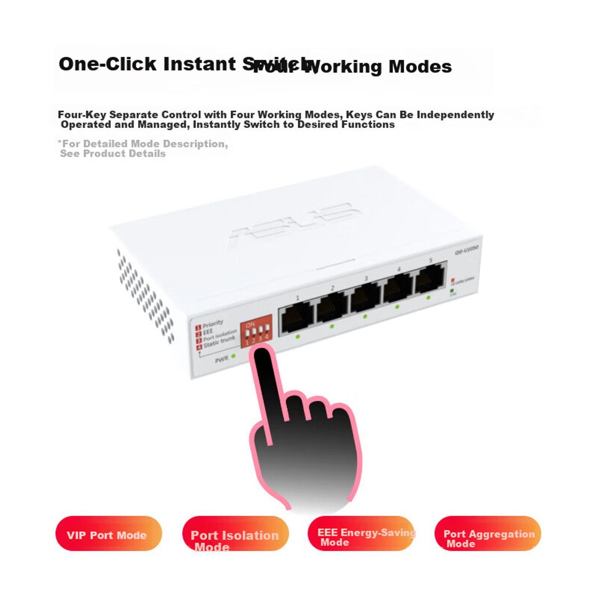 ASUS - Conmutador 2.5G 5 Puertos