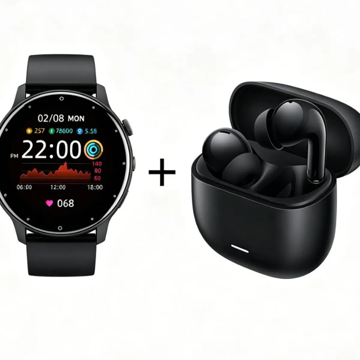 XIAOMI - ZL02D Smartwatch+XIAOMI RedMi Buds 6 Lite Auriculares Bluetooth