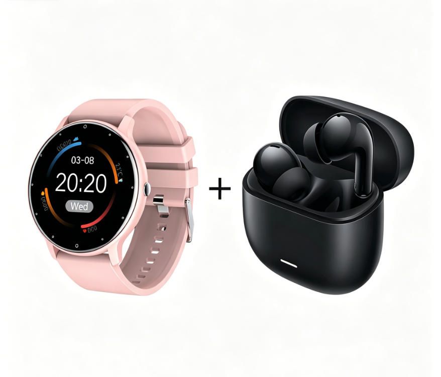 ZL02D Smartwatch+XIAOMI RedMi Buds 6 Lite Auriculares Bluetooth
