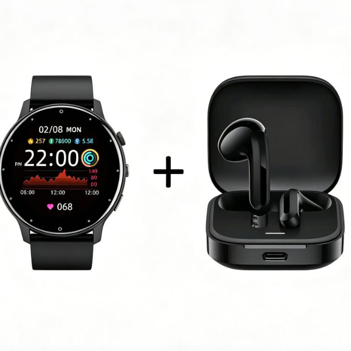 XIAOMI - ZL02D Smartwatch+XIAOMI RedMi Buds 6 active Auriculares Bluetooth