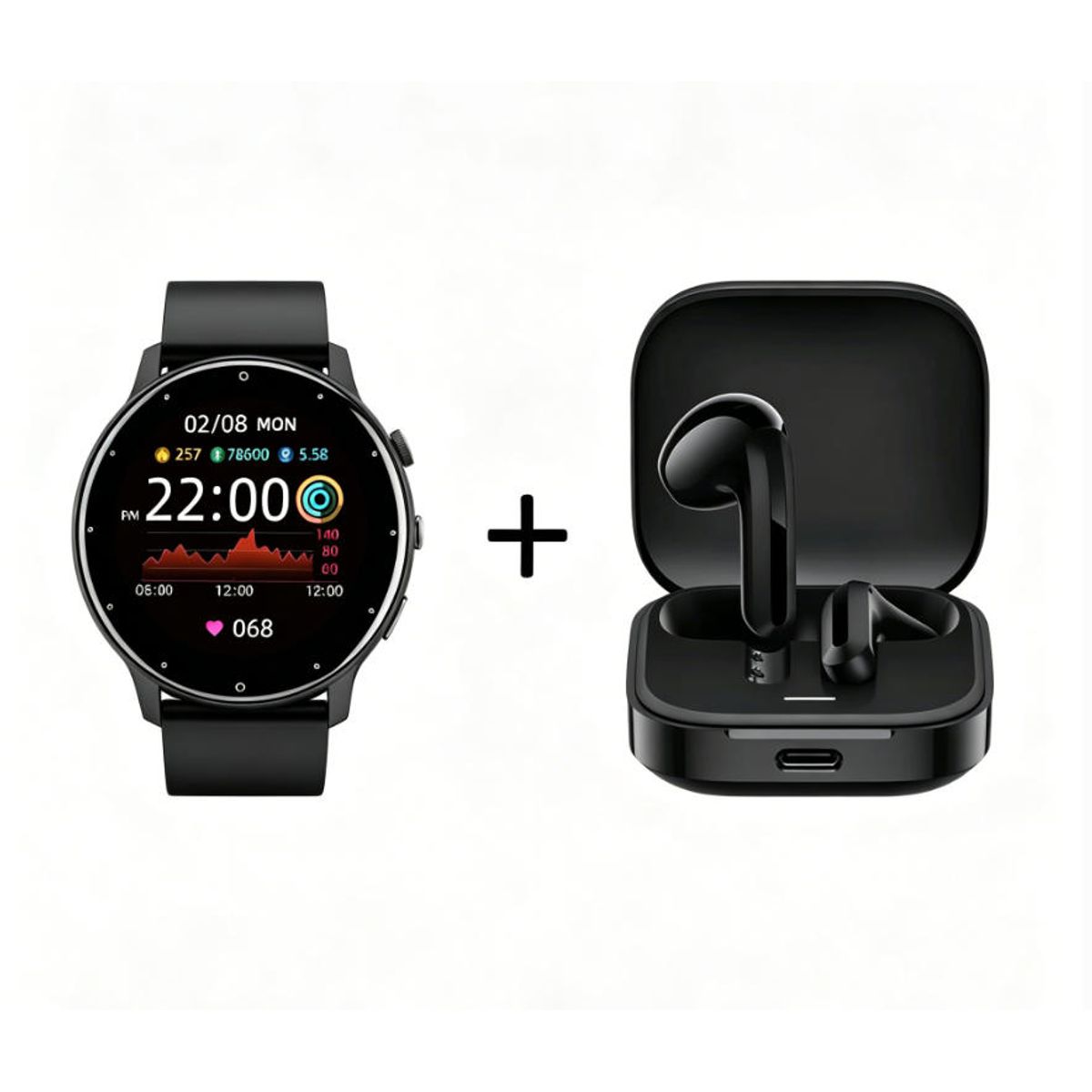XIAOMI - ZL02D Smartwatch+XIAOMI RedMi Buds 6 active Auriculares Bluetooth