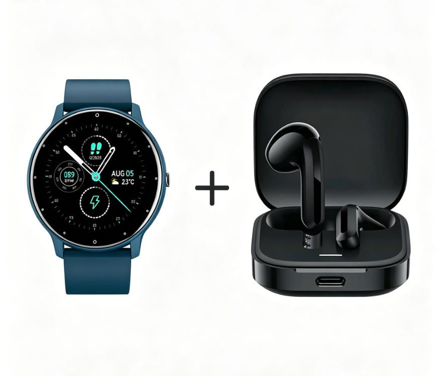 ZL02D Smartwatch+XIAOMI RedMi Buds 6 active Auriculares Bluetooth