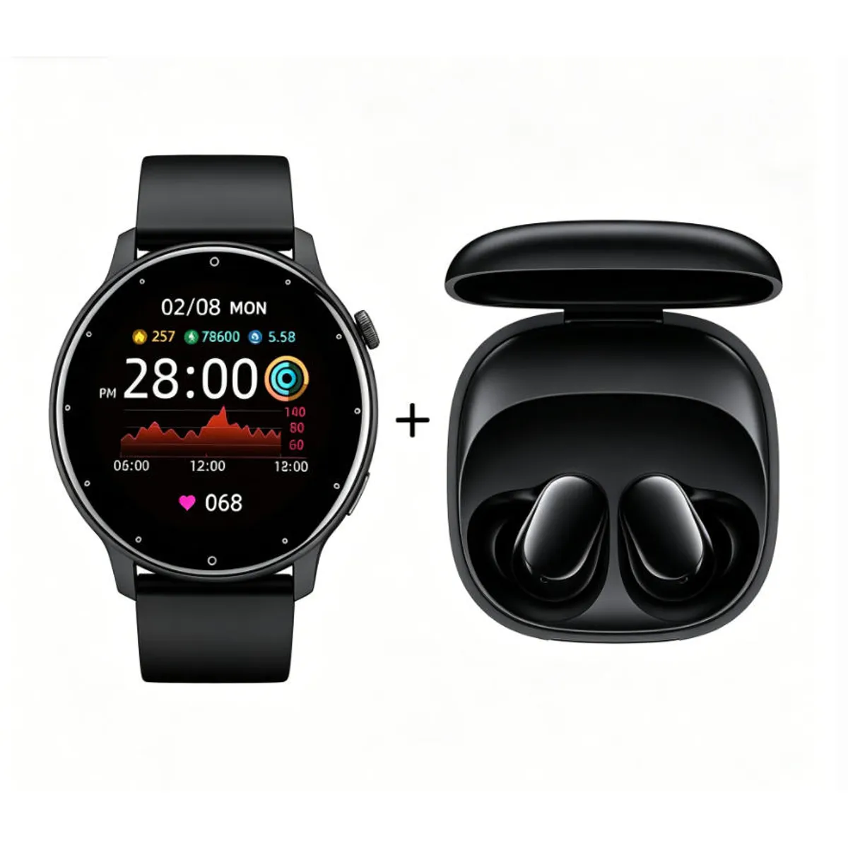 XIAOMI - ZL02D Smartwatch+XIAOMI RedMi Buds 6 play Auriculares Bluetooth
