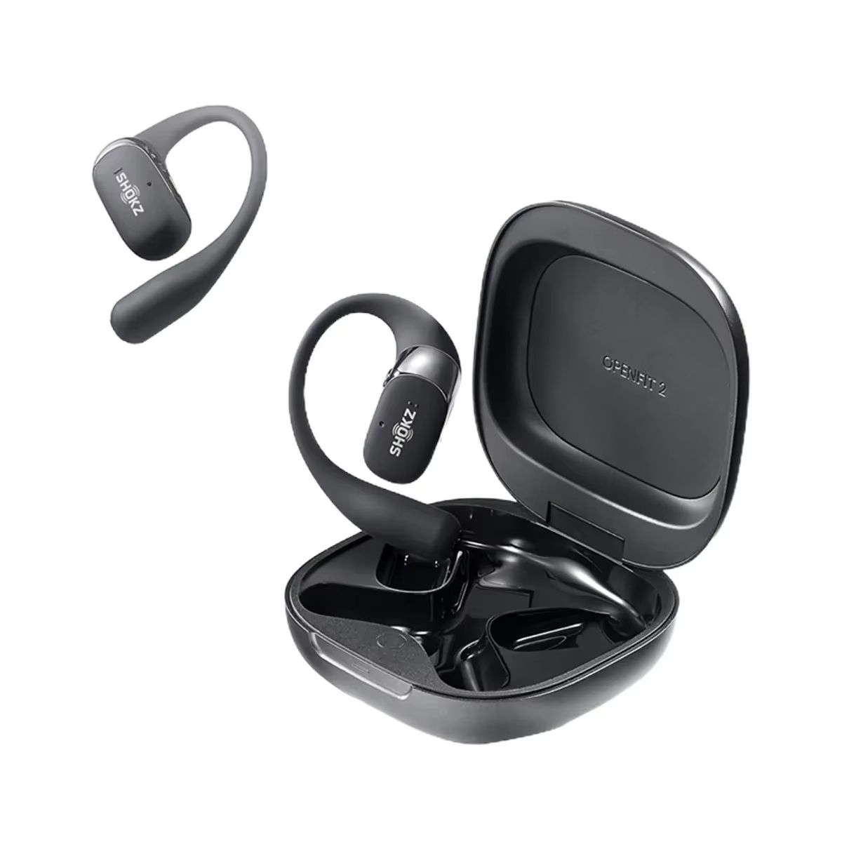 SHOKZ - Auriculares SHOKZ OpenFit 2 T920 Bluetooth con conducción de aire, color negro