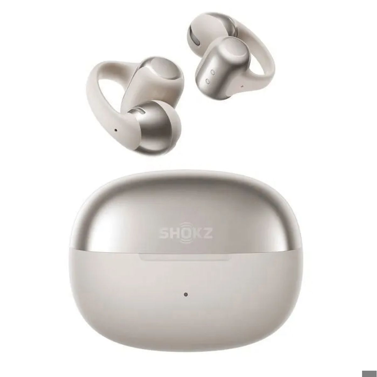 SHOKZ - Auriculares inalámbricos Shokz OpenDots ONE E310 con clip para la oreja, color blanco