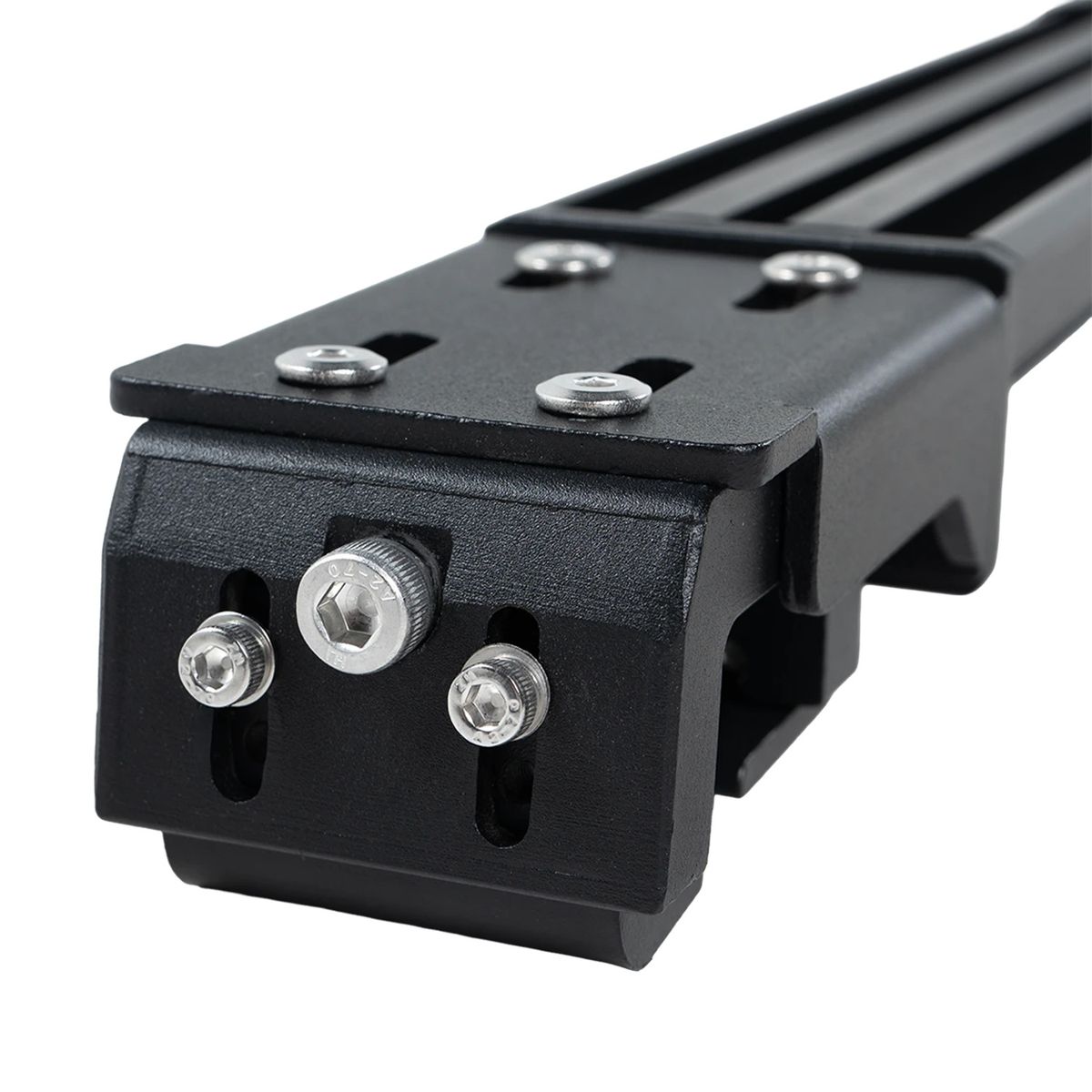 PICK UP - Barras de Techo Transversales Premium Black Ajustables 160cm 100kg Railing Elevado