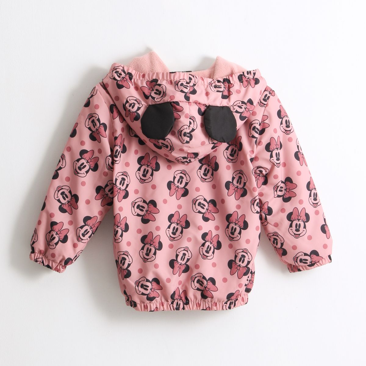DISNEY - Cortaviento Niña Full Print Orejas Minnie Rosado Disney