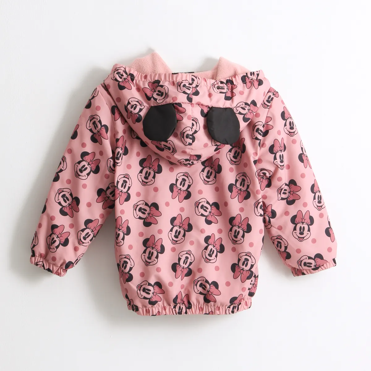 DISNEY - Cortaviento Niña Full Print Orejas Minnie Rosado Disney