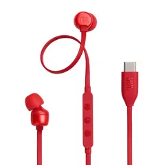 JBL - Audífonos TUNE 310C - Rojo