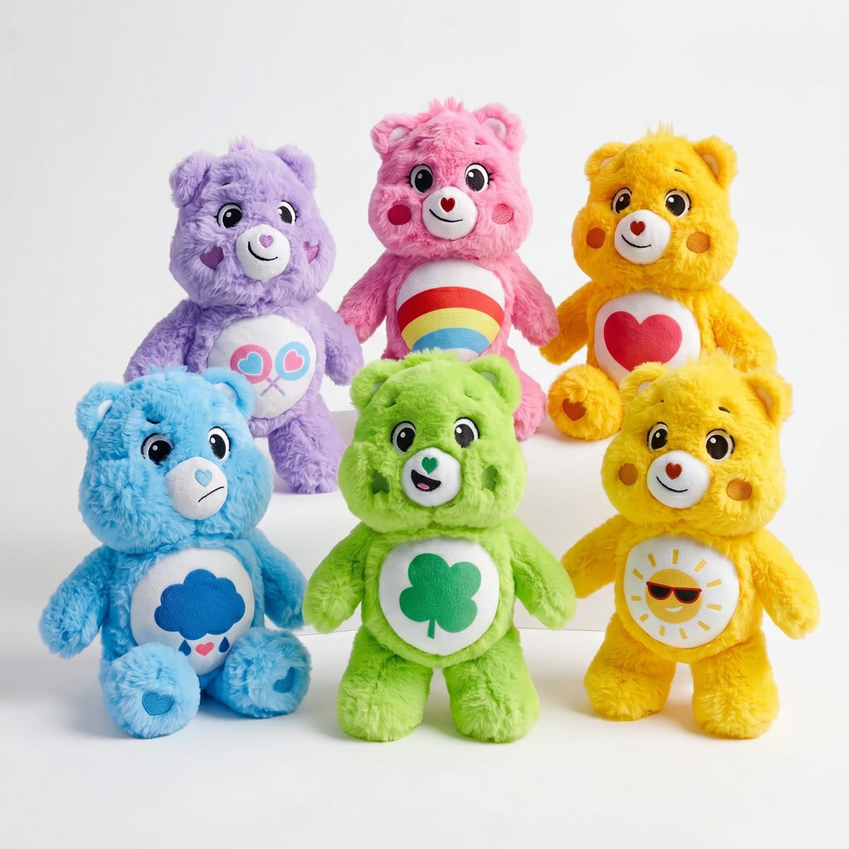 CARINOSITOS - Pack x6 Peluches Cariñositos 20 cm Colección Completa
