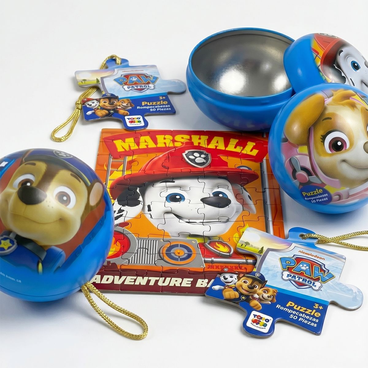 PAW PATROL - Pack x24 Puzzles Esfera 50 Piezas Paw Patrol