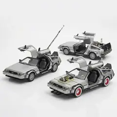 WELLY - Pack x3 DeLorean Volver al Futuro Trilogía 1:24