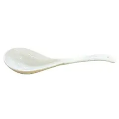 GENERICO - Cuchara De Porcelana Blanca - 24cm, 1 PCS