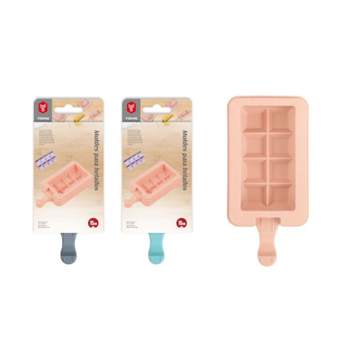 GENERICO - Molde De Silicona Para Helados Con Diseño De Paleta - 15cm, Colores Surtidos, 1 PCS
