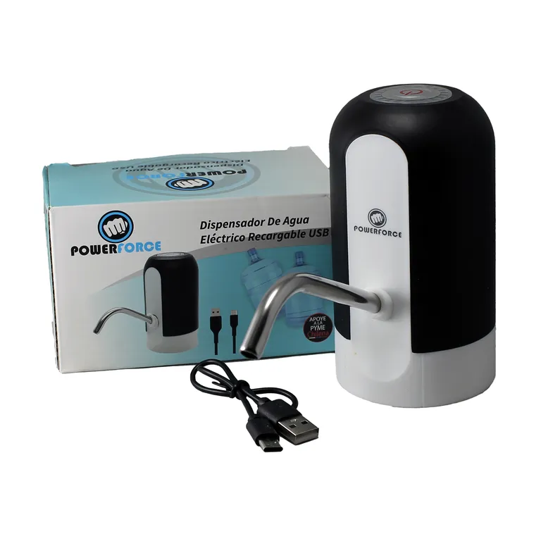 POWER FORCE Dispensador Eléctrico ¡Agua Fácil y Sin Esfuerzo Recargable USB