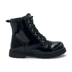 NG - Botín Niña Cuero Black Acharolado