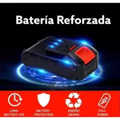 GENERICO - Sierra Portatil Inalámbrica Alta Potencia Motosierra doble baterias