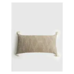 LOUNGE - Cojín Textura Tassels Boho 30 x 60 cm