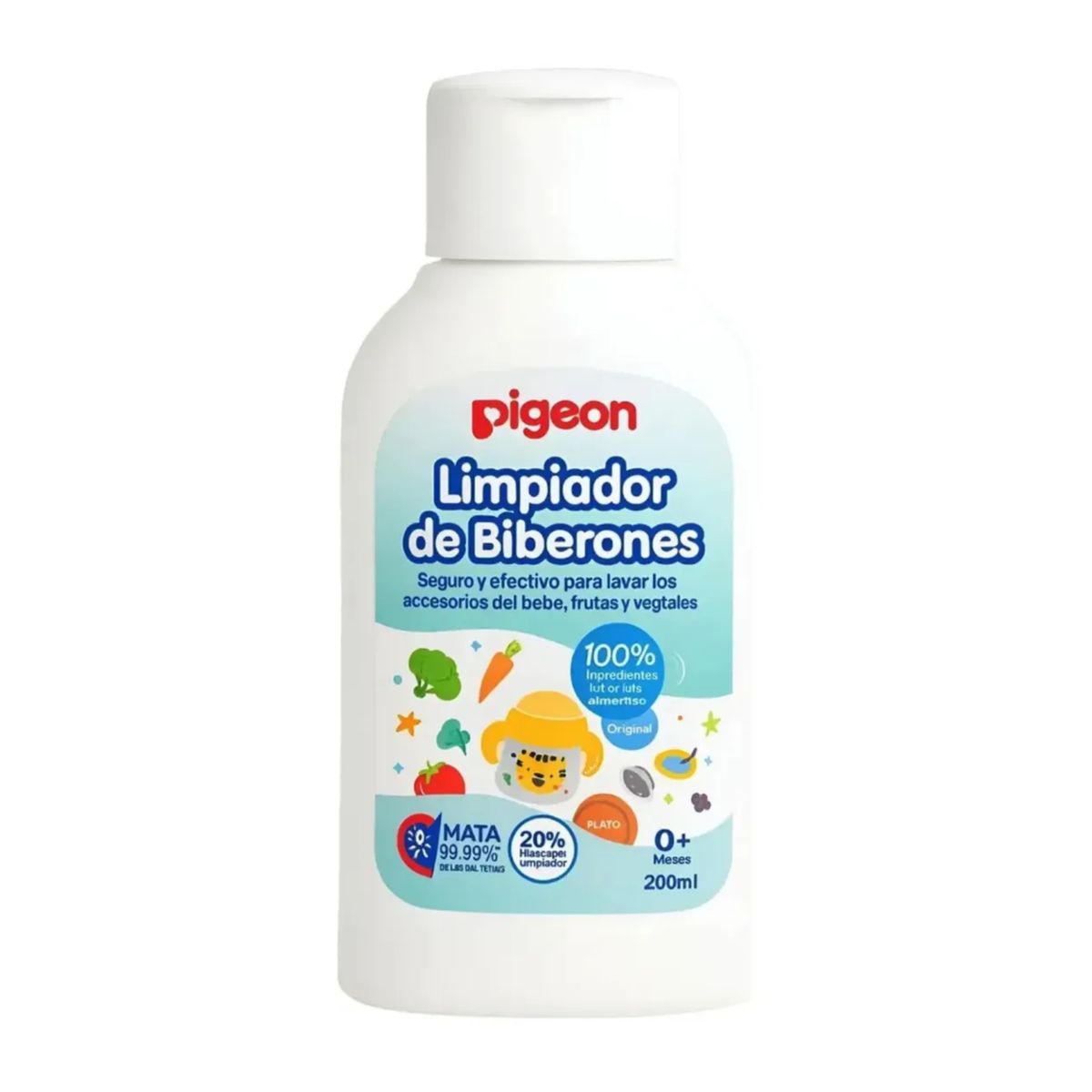 PIGEON - Limpiador De Biberon Mamadera Pigeon 200ml Antibacterial
