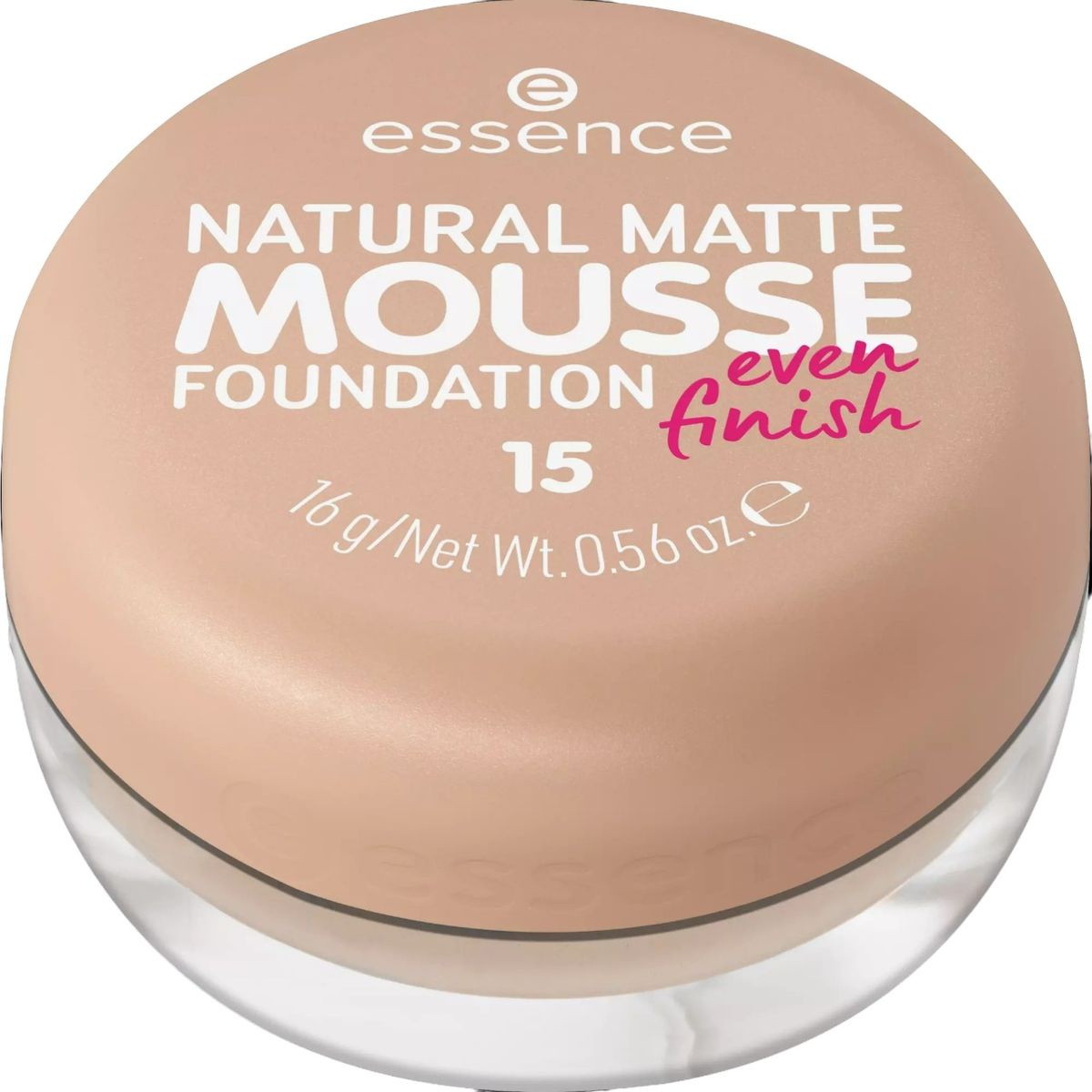 ESSENCE - Base Natural Matte Mousse Tono 15 - ESSENCE