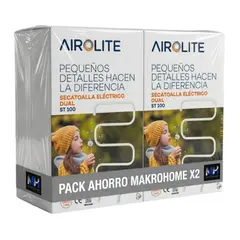 AIROLITE - Pack X2 Secatoallas Dual St-100 Pedestal O Pared