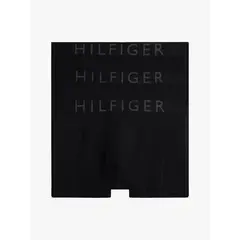 TOMMY HILFIGER - Pack De 3 Calzoncillos Trunk De Microfibra Negro