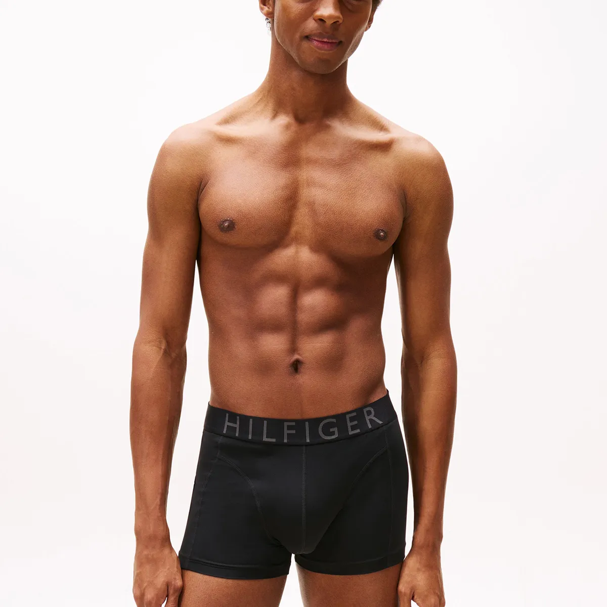 TOMMY HILFIGER - Pack De 3 Calzoncillos Trunk De Microfibra Negro Tommy Hilfiger
