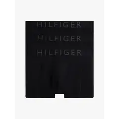 TOMMY HILFIGER - Pack De 3 Calzoncillos Trunk De Microfibra Negro