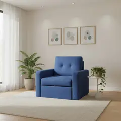 DISEÑOS VALESTRINI - SOFA CAMA MILÁN UN CUERPO EN LINO