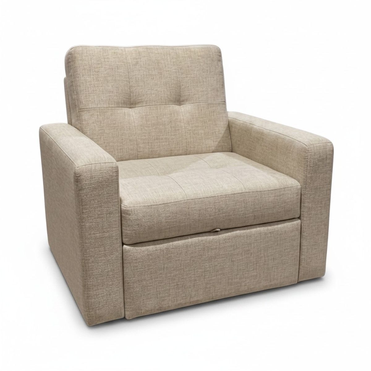 DISEÑOS VALESTRINI - SOFA CAMA MILÁN UN CUERPO EN LINO
