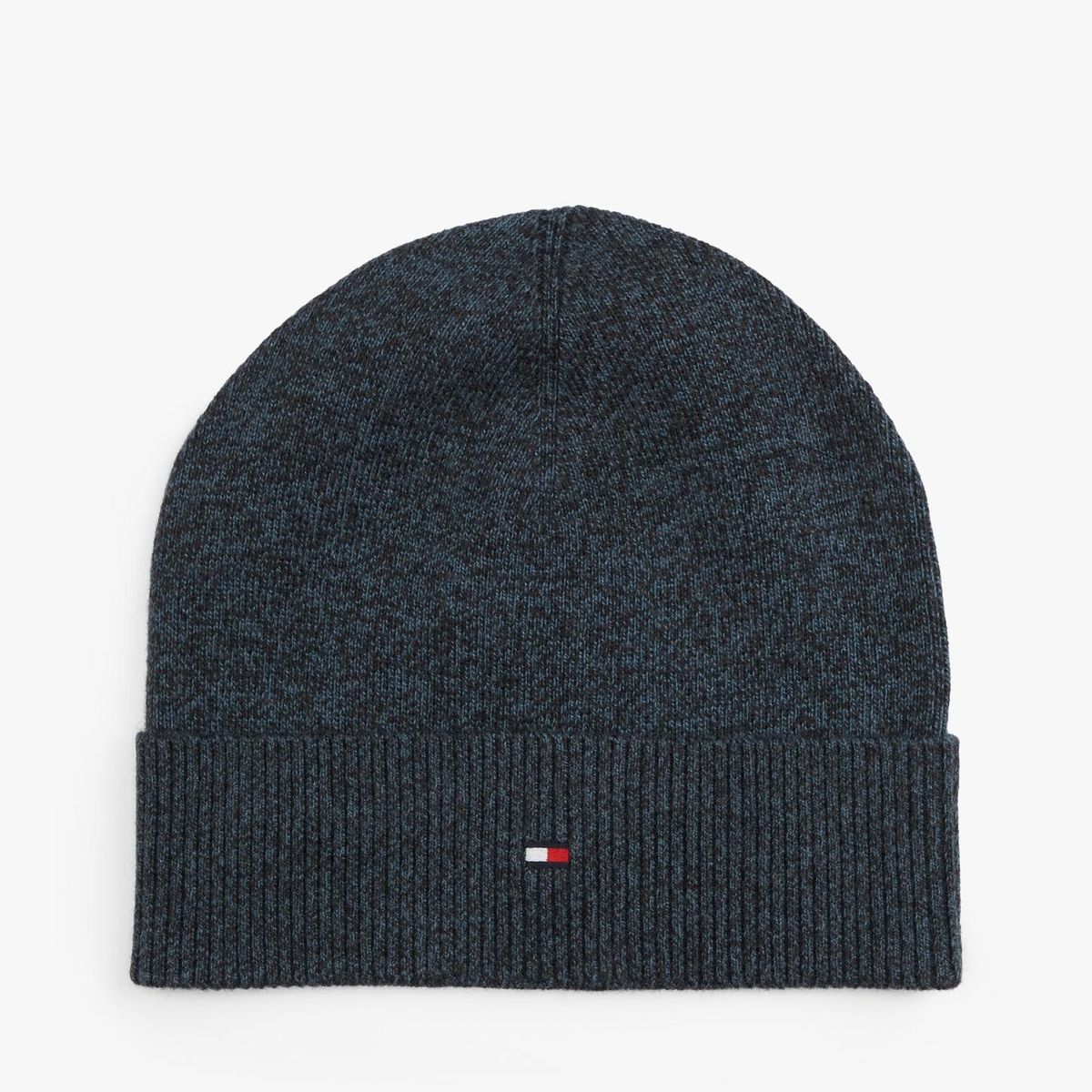 TOMMY HILFIGER - Gorro Solid Con Logo Azul Tommy Hilfiger