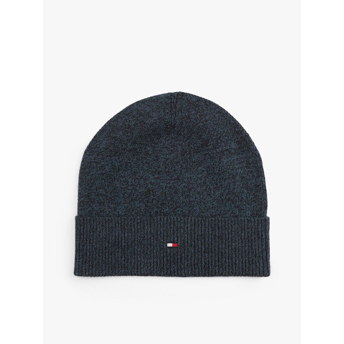 TOMMY HILFIGER - Gorro Solid Con Logo Azul Tommy Hilfiger