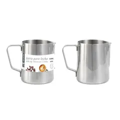 GENERICO - Jarra Para Leche De Acero Inoxidable - 9 cm, 350 ml, 1 PCS