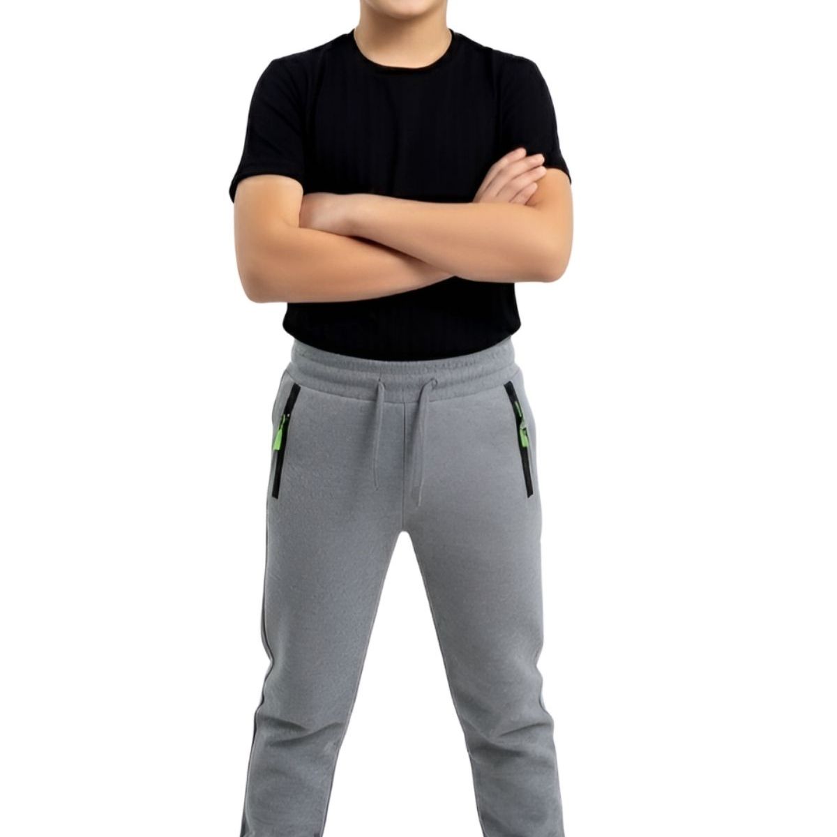 LIKE SHOP - Pantalón Jogger Juvenil, Niño. Forro Piel, Térmico Invierno 0791